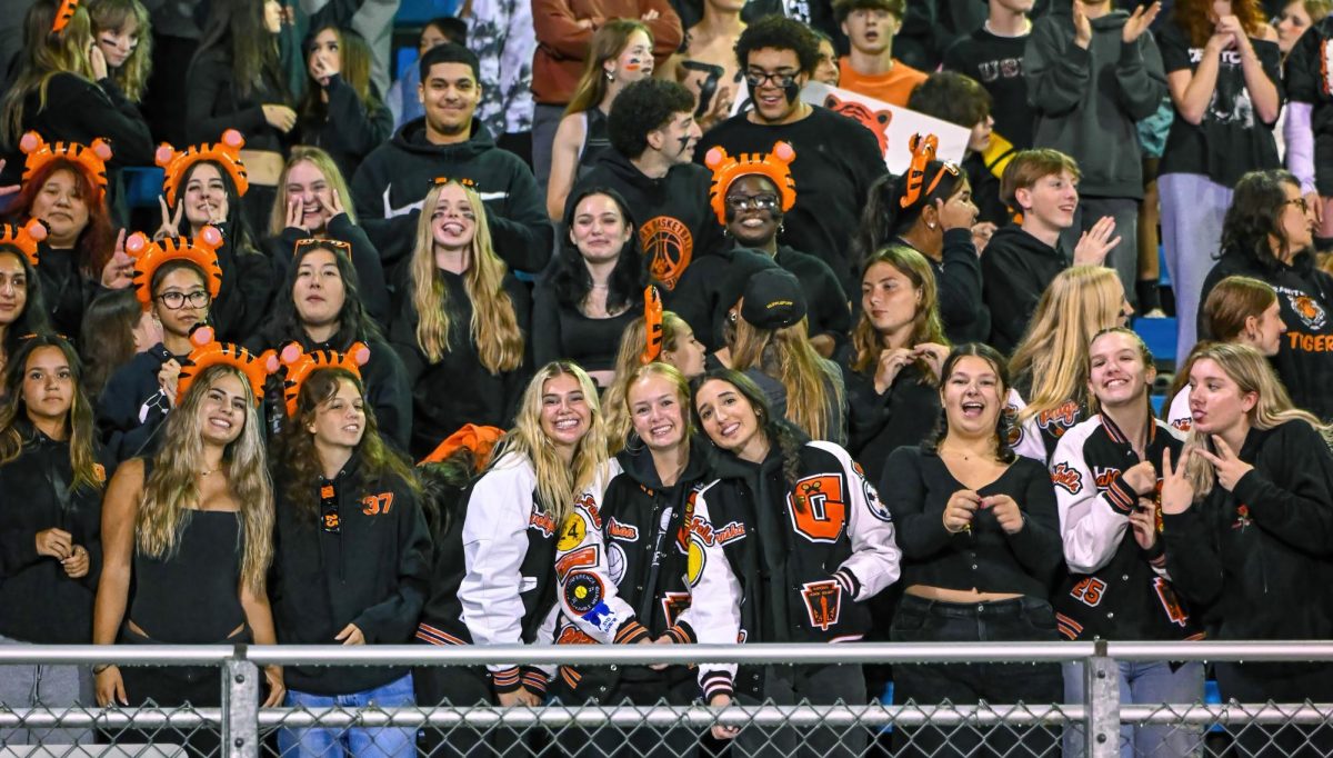 Students of GFHS filled up the student section.